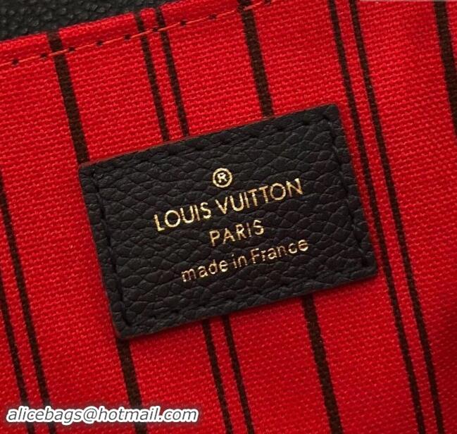 Hot Sell Cheap Louis Vuitton Pochette Métis Monogram Embossed Leather Bag M41485 Black/Red 2024