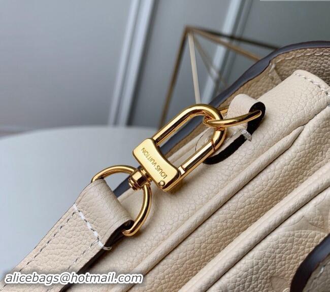 Luxury Discount Louis Vuitton Pochette Métis Monogram Embossed Leather Shoulder Bag M44738 White 2024