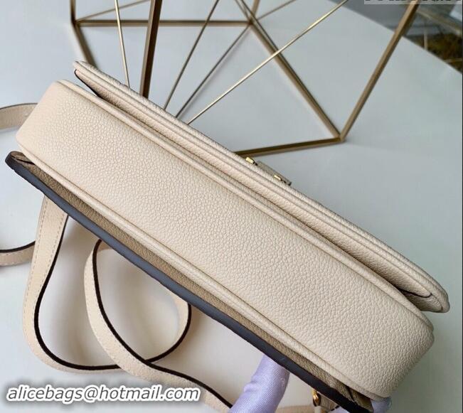 Luxury Discount Louis Vuitton Pochette Métis Monogram Embossed Leather Shoulder Bag M44738 White 2024