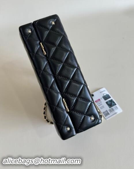 Top Grade Chanel Quilted Lambskin Box Bag AS5168 Black 2024 TOP