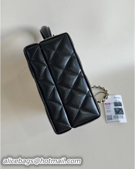 Top Grade Chanel Quilted Lambskin Box Bag AS5168 Black 2024 TOP