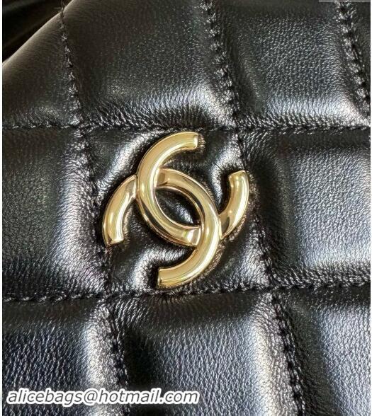 Top Grade Chanel Quilted Lambskin Box Bag AS5168 Black 2024 TOP