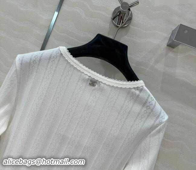 Most Popular Chanel Fringe 1108 White Top 2024