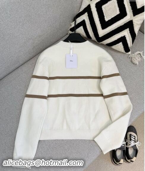 Super Quality Dior Miss Dior Sweater 1108 Brown/White 2024