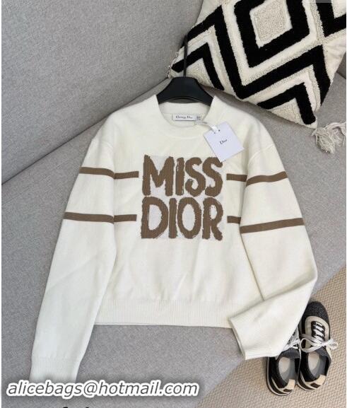 Super Quality Dior Miss Dior Sweater 1108 Brown/White 2024