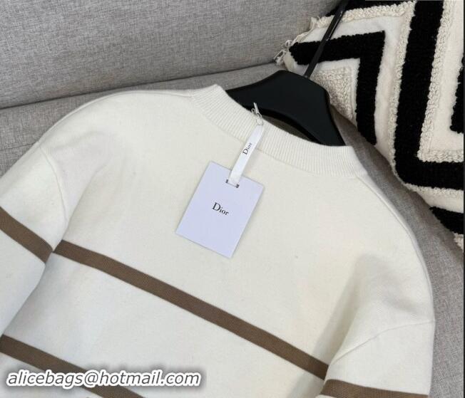 Super Quality Dior Miss Dior Sweater 1108 Brown/White 2024