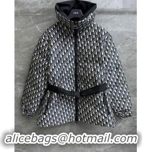 Best Price Dior Snow Oblique Padded Jacket with Buckle Strap 1108 2024