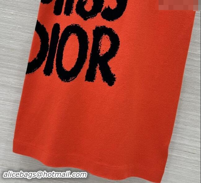 Promotional Dior Miss Dior Vest Dress 8037 Orange 2024