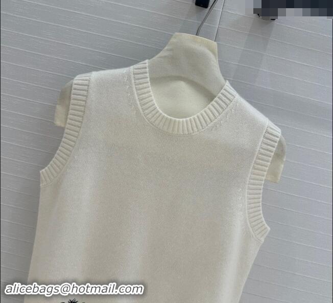 Grade Design Dior Knit Vest 1108 White 2024