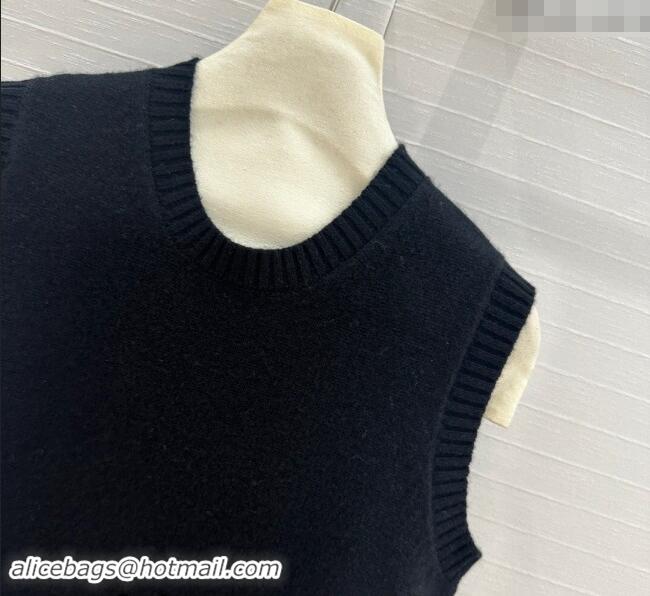 Well Crafted Dior Knit Vest 1108 Black 2024