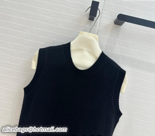 Well Crafted Dior Knit Vest 1108 Black 2024