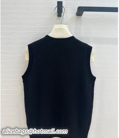 Well Crafted Dior Knit Vest 1108 Black 2024