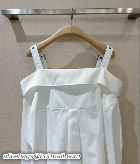 Discount Dior Shoulder Strap Shirt 1108 White 2024