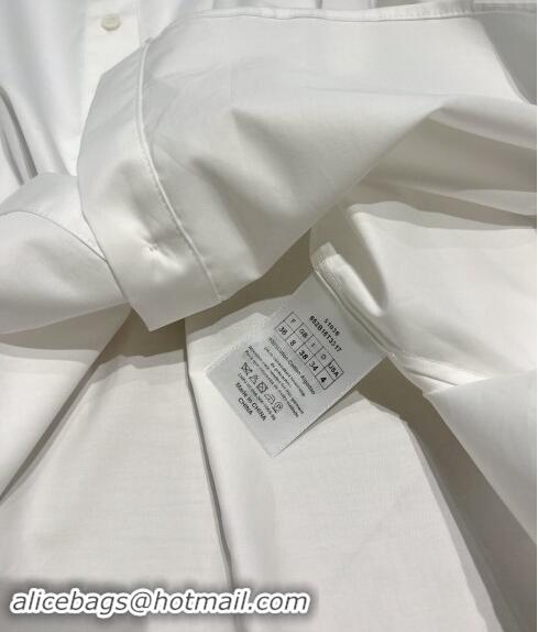 Discount Dior Shoulder Strap Shirt 1108 White 2024