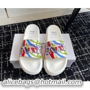 Grade Quality Alexander McQueen TPU Slide Sandals Multicolor 430113