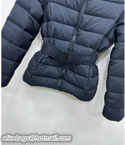 Super Quality Prada Down Jacket with Buckle 110802 Black 2024