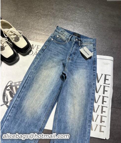 Well Crafted Balenciaga Denim Jeans Pants B1108 Blue 2024