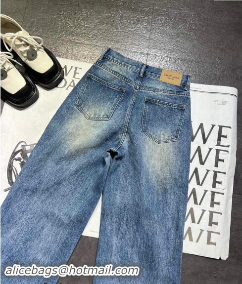 Well Crafted Balenciaga Denim Jeans Pants B1108 Blue 2024