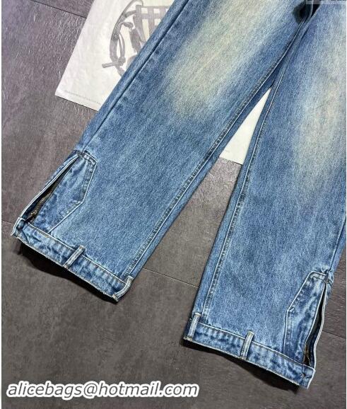 Well Crafted Balenciaga Denim Jeans Pants B1108 Blue 2024