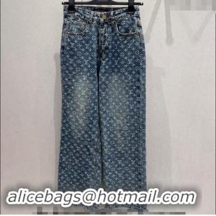 Well Crafted Balenciaga Denim Jeans Pants B1108 Blue 2024