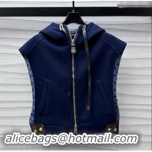 Luxury Discount Louis Vuitton Vest 1108 Blue 2024