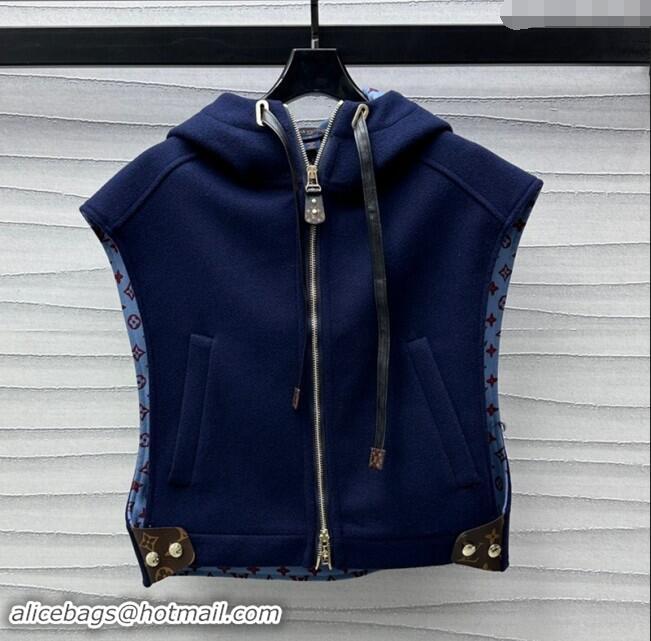 Luxury Discount Louis Vuitton Vest 1108 Blue 2024