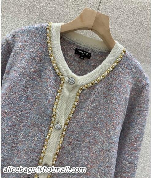 Buy Inexpensive Chanel Cardigan 110802 Purple 2024