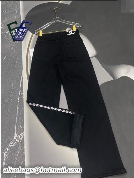 ​Buy Discount Chanel Pants with CC Chain CH1108  Black 2024