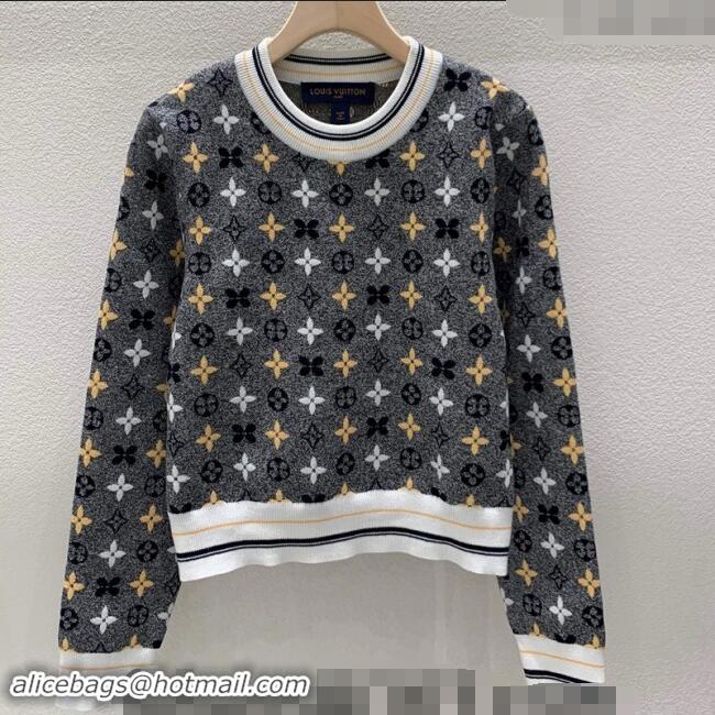 Low Price Louis Vuitton Monogram Sweater LV1108 Grey 2024