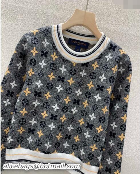 Low Price Louis Vuitton Monogram Sweater LV1108 Grey 2024