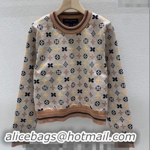 Best Quality Louis Vuitton Monogram Sweater LV1108 Beige 2024