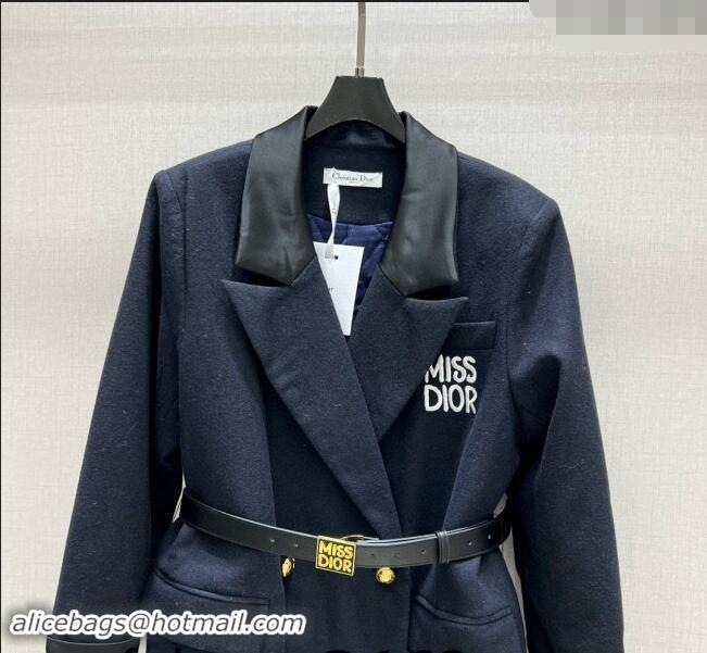 ​Reasonable Price Dior Miss Dior Long Coat 1108 Black 2024