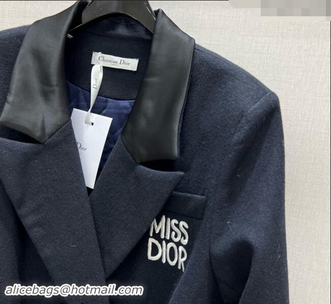 ​Reasonable Price Dior Miss Dior Long Coat 1108 Black 2024