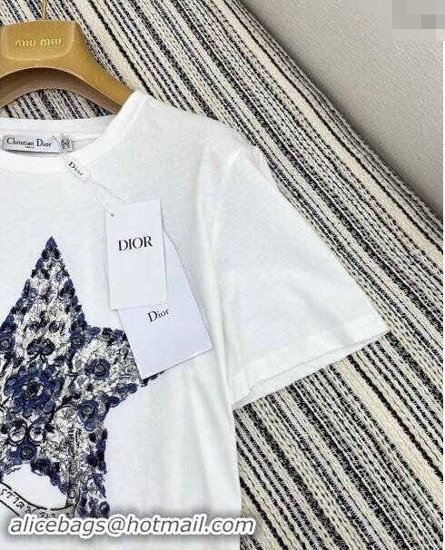 Reasonable Price Dior T-Shirt 110803 White 2024