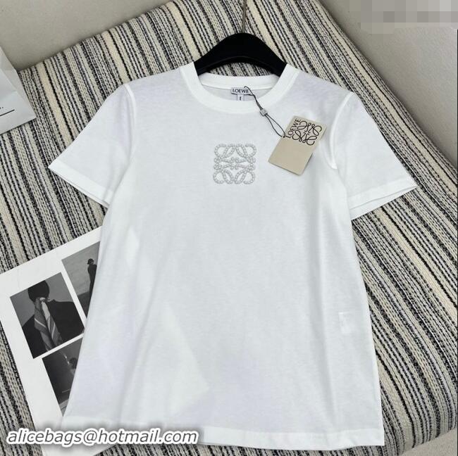 ​Well Crafted Loewe Logo T-Shirt 1108 White 2024