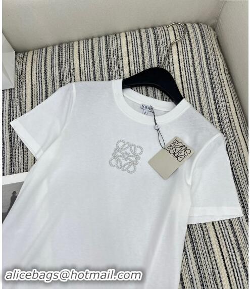 ​Well Crafted Loewe Logo T-Shirt 1108 White 2024