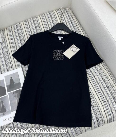 Trendy Design Loewe Logo T-Shirt 1108 Black 2024