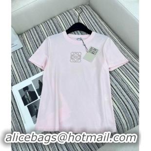 Reasonable Price Loewe Logo T-Shirt 1108 Pink 2024