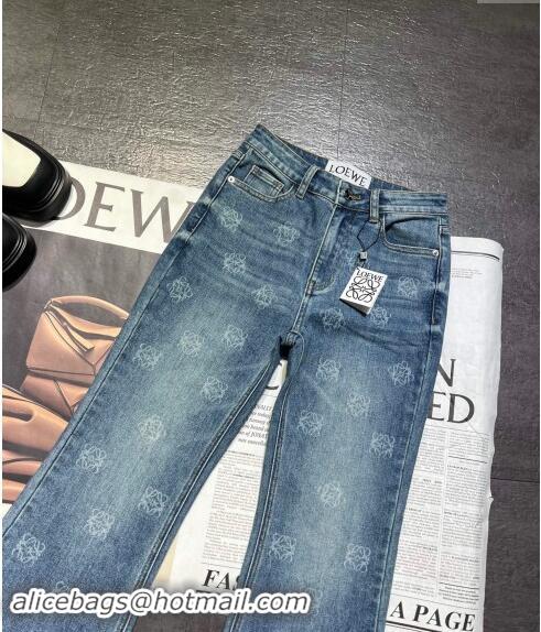 Top Quality Loewe Denim Jeans Pants 110801 Blue 2024