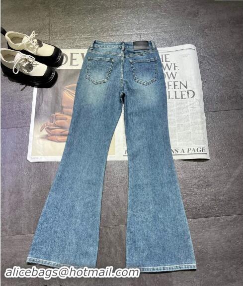 Top Quality Loewe Denim Jeans Pants 110801 Blue 2024