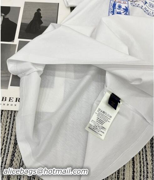 ​Most Popular Louis Vuitton T-Shirt 1108 White 2024