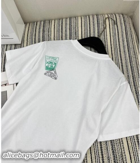 ​Most Popular Louis Vuitton T-Shirt 1108 White 2024