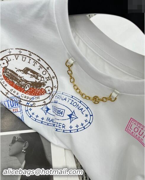 ​Most Popular Louis Vuitton T-Shirt 1108 White 2024