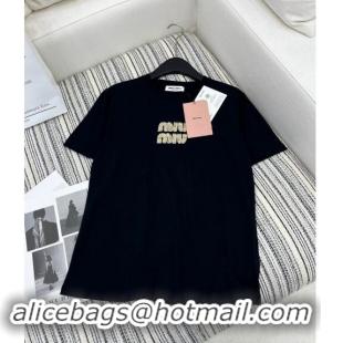 ​Trendy Design Miu Miu T-Shirt 1108 Black 2024