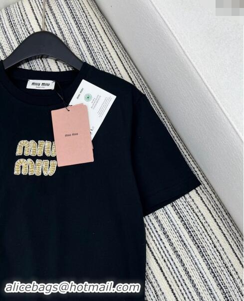 ​Trendy Design Miu Miu T-Shirt 1108 Black 2024