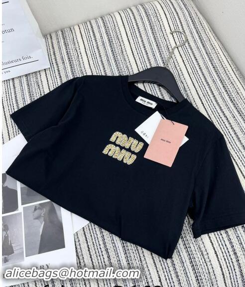 ​Trendy Design Miu Miu T-Shirt 1108 Black 2024