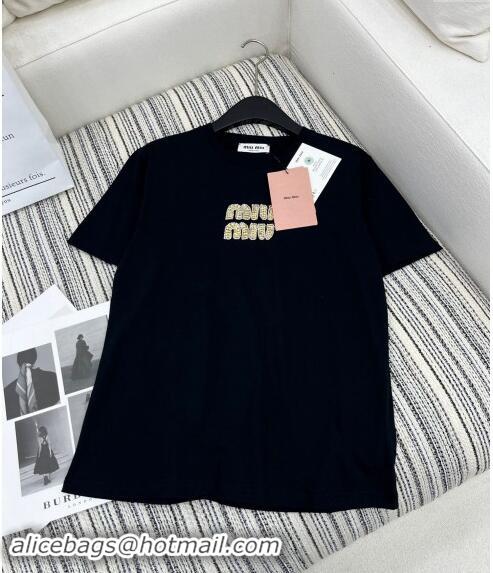 ​Trendy Design Miu Miu T-Shirt 1108 Black 2024