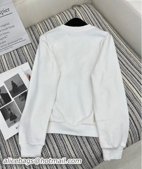 ​Super Quality Miu Miu Sweatshirt 1108 White 2024