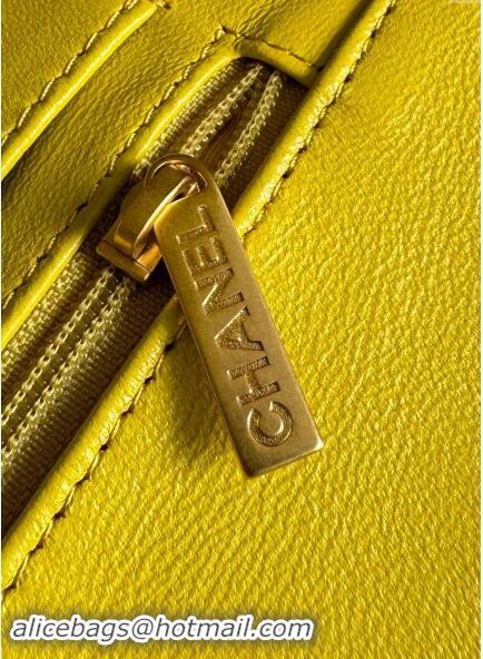 Shop Design Chanel Mini Classic Flap Bag with Top Handle in Pythonskin Leather AS2431 Yellow 2024