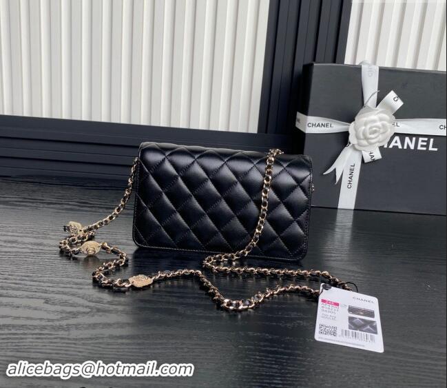 Top Quality Chanel Lambskin Clutch with Chain AP4300 Black 2024